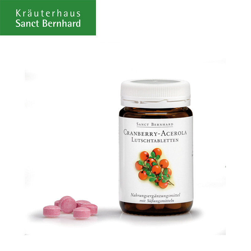 sanct bernhard圣伯纳德德国含片 KrauterhausSanctBernhard海外蔓越莓