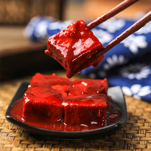 王致和大块红方豆腐乳340g*1瓶装霉豆腐毛豆腐南乳汁臭豆腐酱豆腐