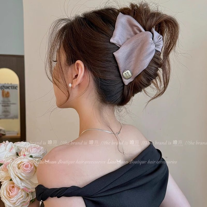 复古气质抓夹女2025新款发量多发夹后脑勺感简约鲨鱼夹子头饰,淘宝优惠券,粉丝福利购,淘宝优惠卷