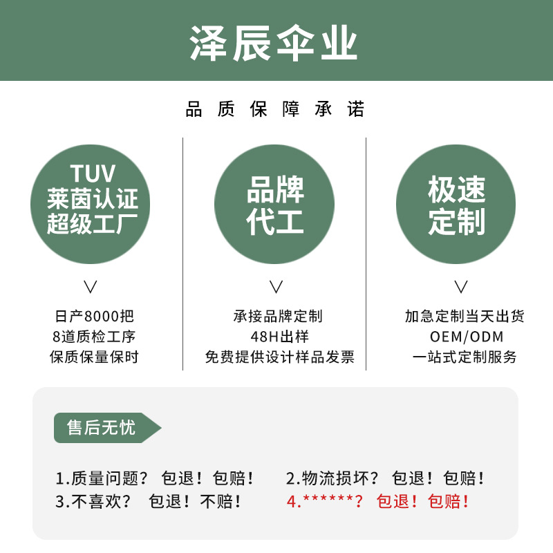 24骨雨伞定制logo长柄直杆大伞超大抗风三人广告伞防晒晴雨伞