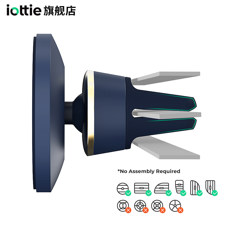 iOttie磁吸汽车载手机支架出风口适用苹果iPhone15/14/13/Pro/Max