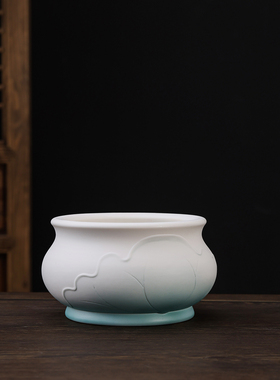 陶瓷莲花香炉上香炉供香炉