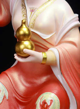 陶瓷九天玄女坐式圣母娘娘像