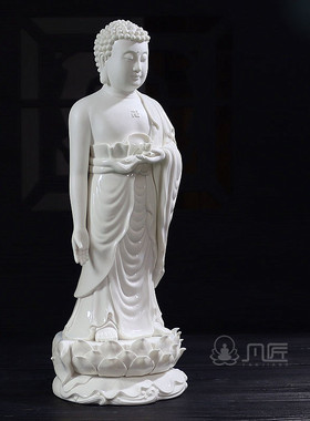 供奉陶瓷摆件阿弥陀佛像