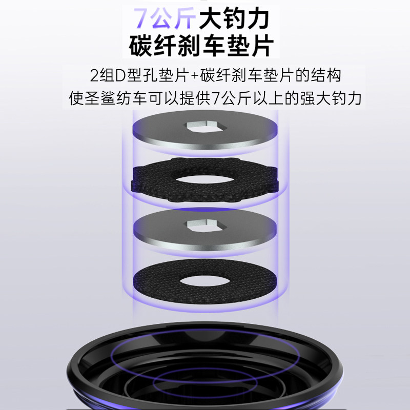 卡斯丁纺车轮全金属机身圣鲨鱼轮 kastking鱼线轮