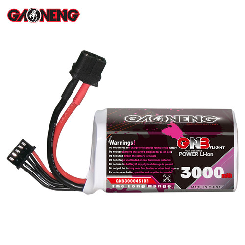 GNB高能3000mAh 4S 14.8V 10C 18650索尼VTC6航模FPV动力锂电池 - 图1