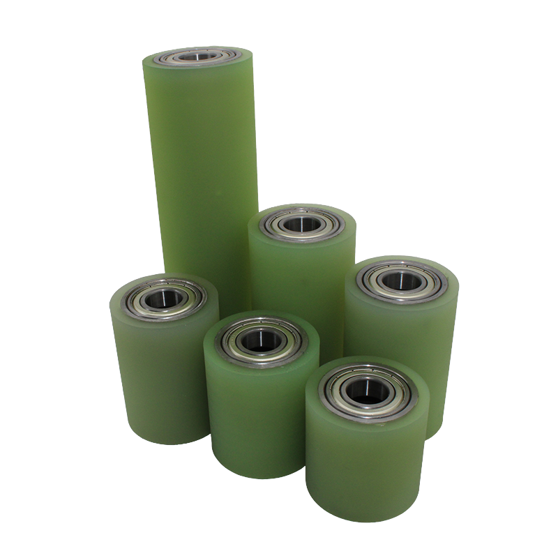 外径60包胶从动滚轮聚氨酯铁芯滚筒织带机配件耐磨输送轮支持定制 - 图2