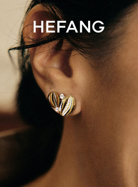 HEFANG何方珠宝咖啡豆耳钉