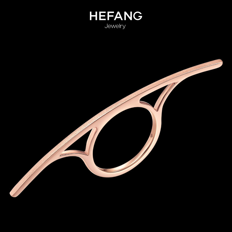 hefang c大调18k金女高档别致指环 HEFANG Jewelry手饰