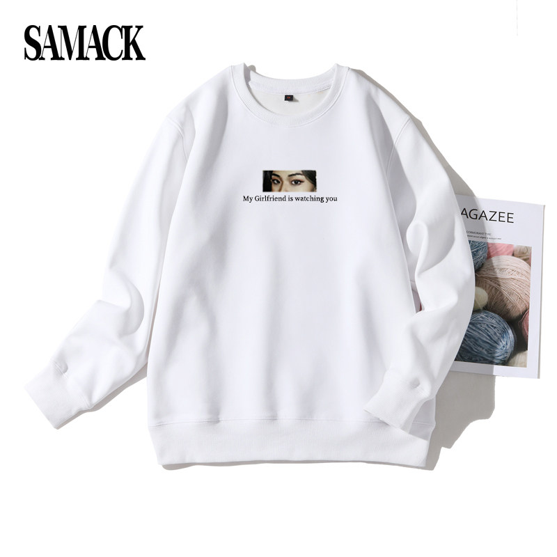 diy私人照片定制小红书告白打底衫 samack尚马克男装卫衣