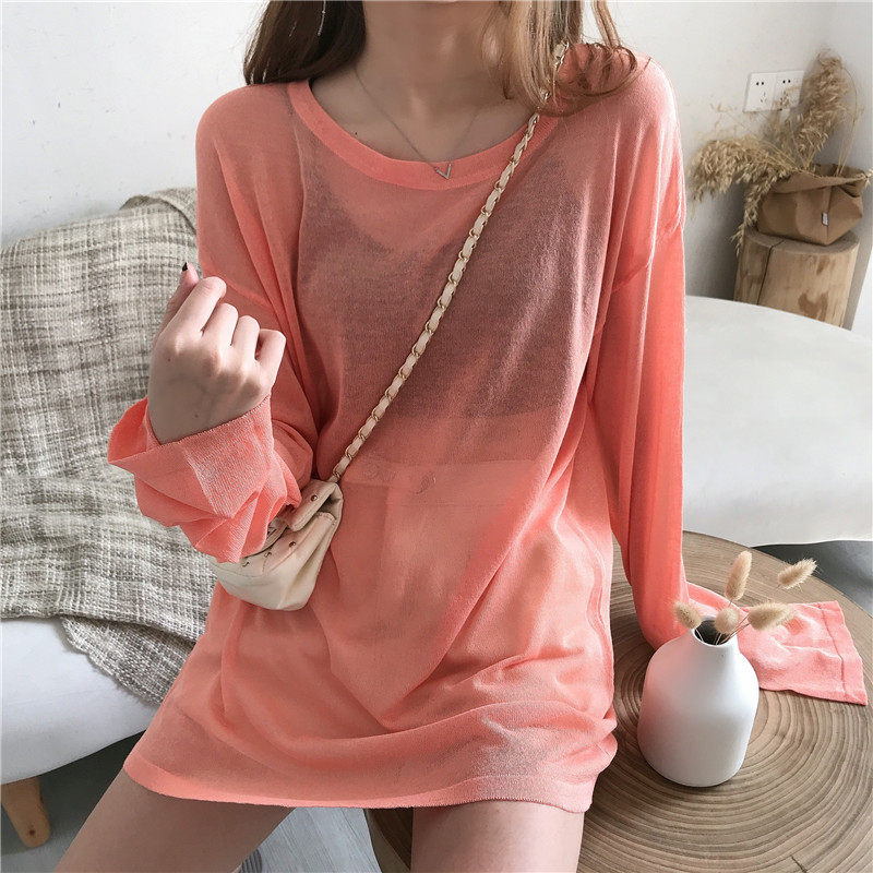 防晒空调罩衫2020夏季新款针织衫 情兰朵服饰毛针织衫