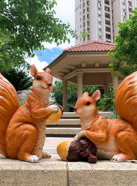 玻璃钢户外别墅庭院动物园林景观