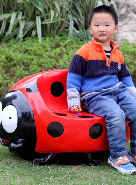 卡通玻璃钢动物座椅户外园林景观