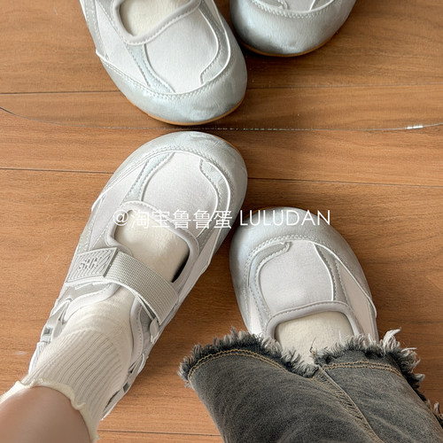 百搭小白鞋厚底凉鞋女款夏季2026巨好看的鞋子芭蕾单鞋休闲玛丽珍 - 图3