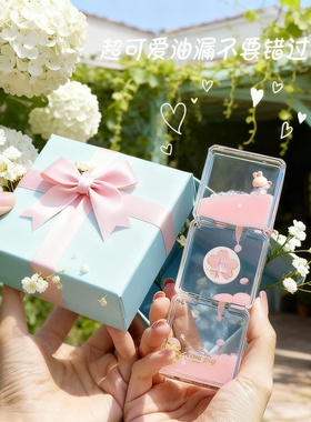 透明亚克力可爱卡通桌面摆件