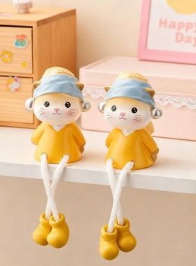 DIY小猫毛线钩织钥匙扣材料包