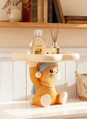 可爱小熊树脂摆件桌面收纳装饰