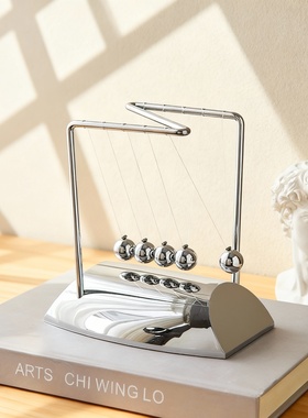 金属牛顿摆撞球物理力学演示器