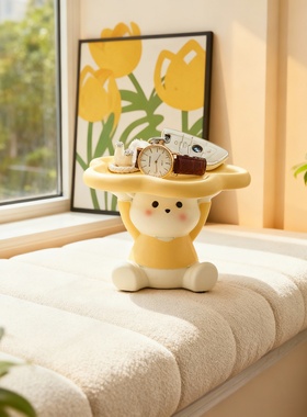 可爱手作小熊收纳桌面摆件