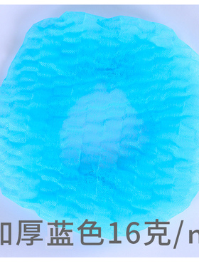一次性美容院蓝色无纺布网帽