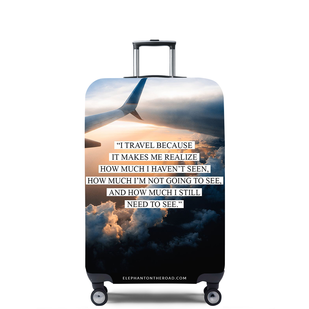 弹力行李箱保护套旅行箱套拉杆箱皮箱子罩20/24/28/30寸加厚耐磨 - 图2