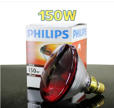 原装飞利浦红外线灯 PAR38E IR150W 100W 250W理疗灯加温贴膜展示 - 图0