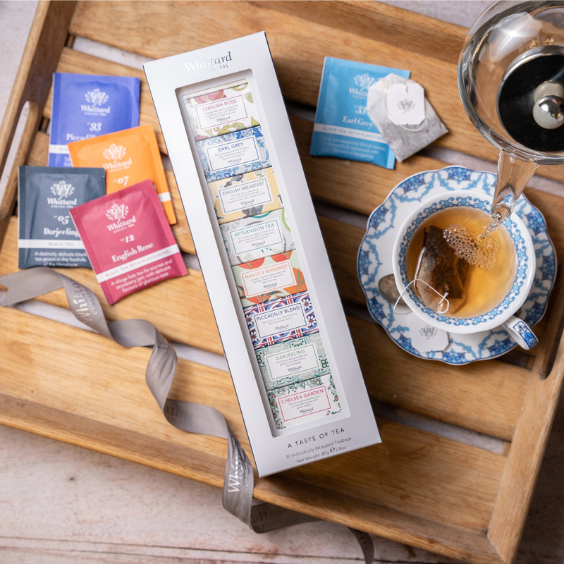 Whittard英国进口八种口味茶包礼盒英式红茶袋泡茶叶节日送礼,淘宝优惠券,粉丝福利购,淘宝优惠卷