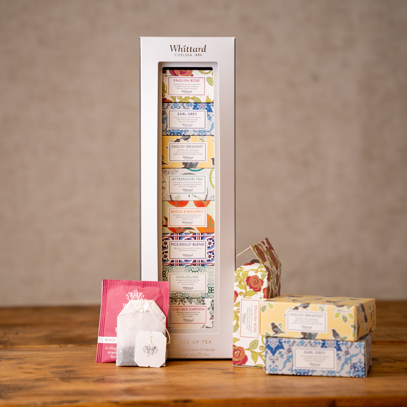 Whittard英国进口八种口味茶包礼盒英式红茶袋泡茶叶节日送礼,淘宝优惠券,粉丝福利购,淘宝优惠卷