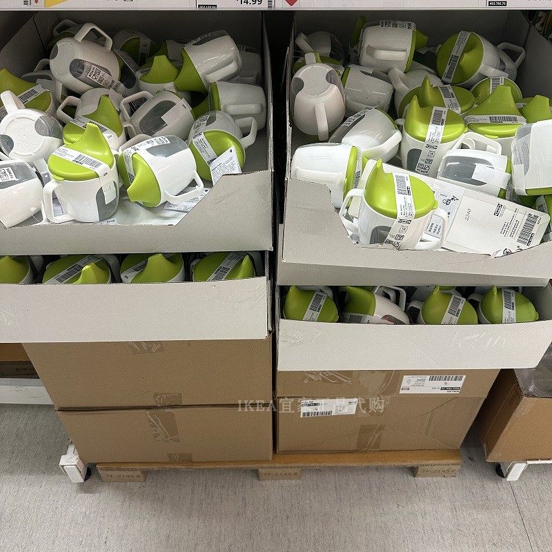 宜家婴儿水杯波利亚杯宝宝学饮杯鸭嘴杯吸水防漏防摔带手柄杯子,淘宝优惠券,粉丝福利购,淘宝优惠卷