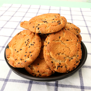 来利发木糖醇黑芝麻桃酥饼干