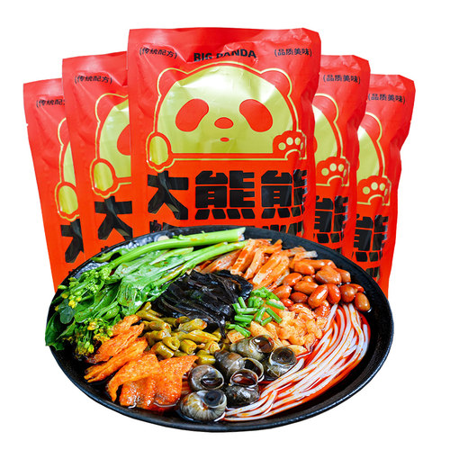 大熊熊螺蛳粉广西特产柳州螺丝粉酸辣粉正宗螺狮粉速食5包包邮 - 图3