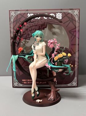 初音 韶华 旗袍初音 1/7可换手 动漫手办批发 未来 模型公仔礼物