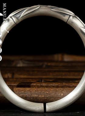 时尚个性风节节高足银手镯