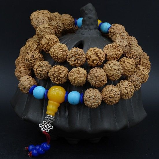 文玩手珠小金刚菩提子54颗12mm手提车挂念珠饰品珠手串手链念珠 - 图0