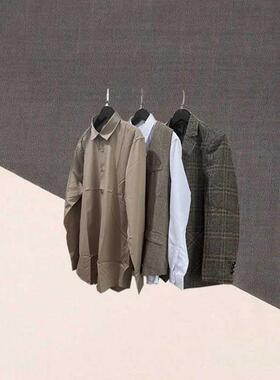 咖色主题商务样板房意式轻奢衣服