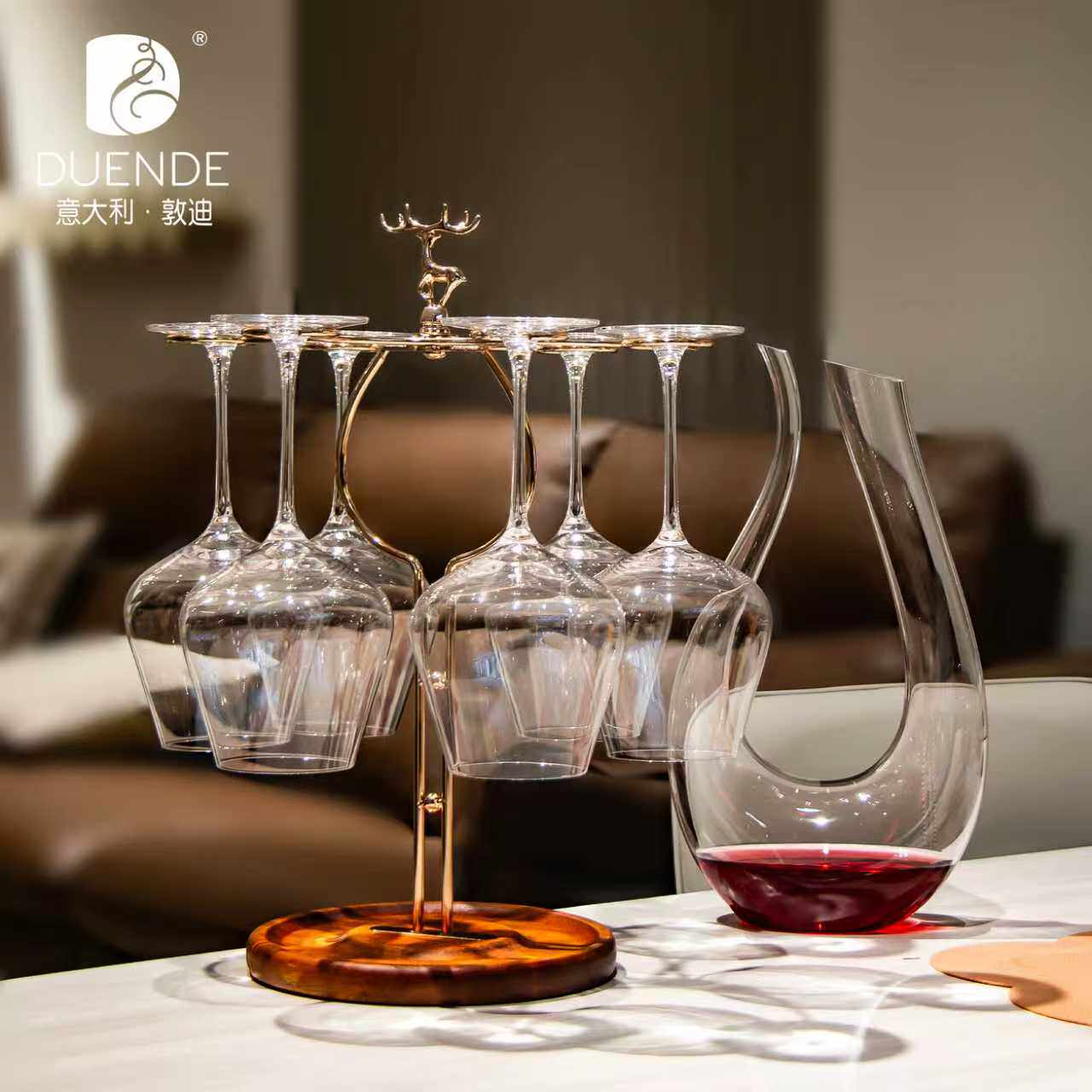 进口水晶玻璃红酒杯子轻奢高级感家用高档酒具套装勃艮第葡萄高脚,淘宝优惠券,粉丝福利购,淘宝优惠卷