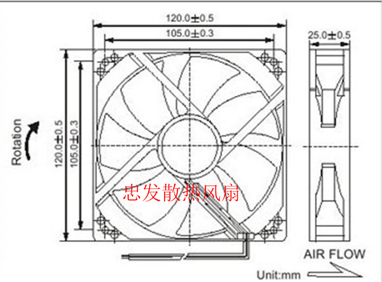 通用电焊机散热风扇 24V 110V 220V 380V排风工业机柜轴流风机-图3