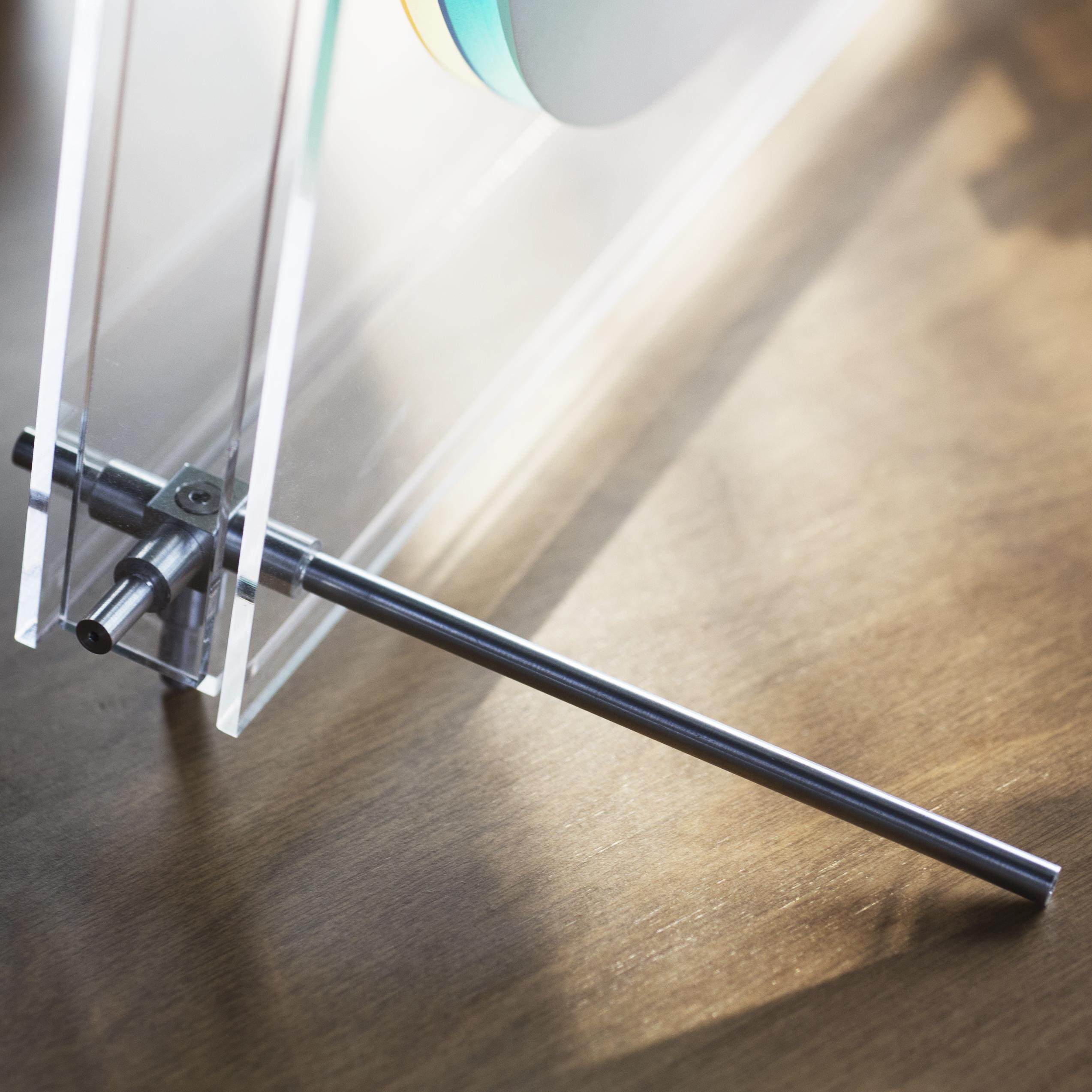 物有引力 三色彩虹时钟 墙面台挂钟静音装饰桌面摆件ins简约创意,淘宝优惠券,粉丝福利购,淘宝优惠卷