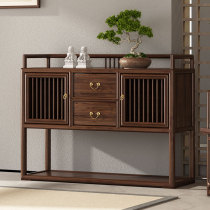 Dining Side Cabinet New Chinese Tea Water Cabinet Brief close to wall Side Cabinet Living Room Home Solid Wood Lockers Walnuts Wood Disposal Cabinet