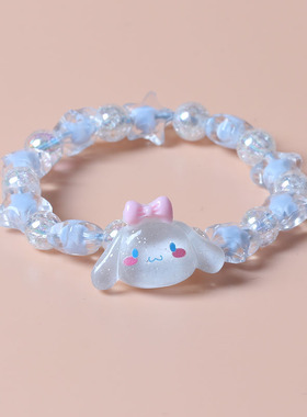 甜美三丽鸥水晶情侣手链可爱卡通