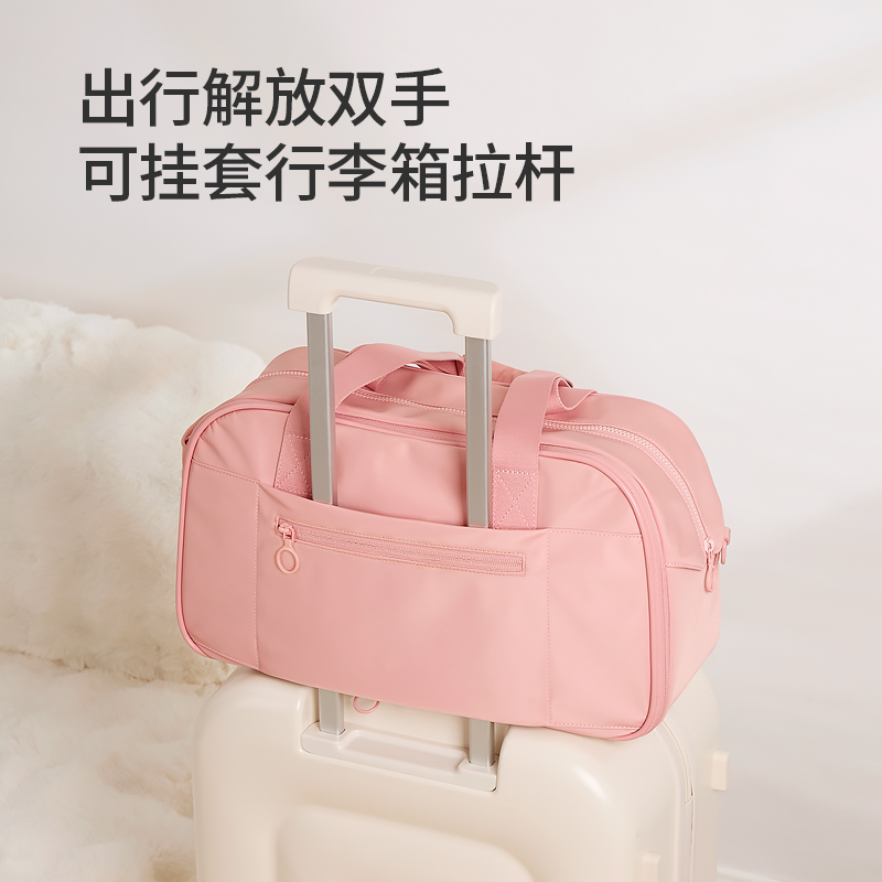 阿季短途旅行包袋女士轻便手提行李包大容量待产收纳包运动健身包