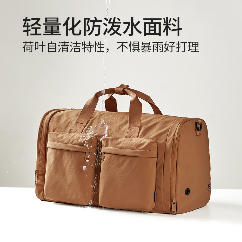 阿季可折叠手提行李袋旅行包女士短途轻便大容量旅游行李箱附加包