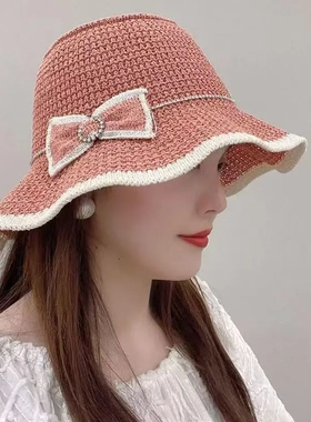 夏天帽子女款2025新款凉帽薄款