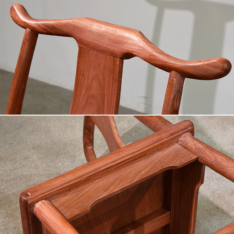 缅甸花梨木小官帽椅红木实木榫卯烘干靠背椅大果紫檀儿童换鞋凳子,淘宝优惠券,粉丝福利购,淘宝优惠卷