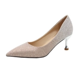 Свадебные туфли, золотая обувь на высоком каблуке для невесты, коллекция 2022, 5см