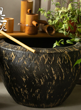 景德镇陶瓷中式庭院大厅落地摆件