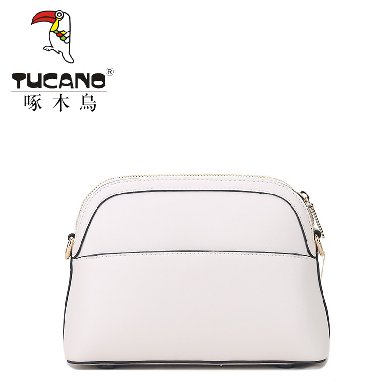 啄木鸟2020新款潮撞色单肩斜挎包 啄木鸟季诚女士包袋