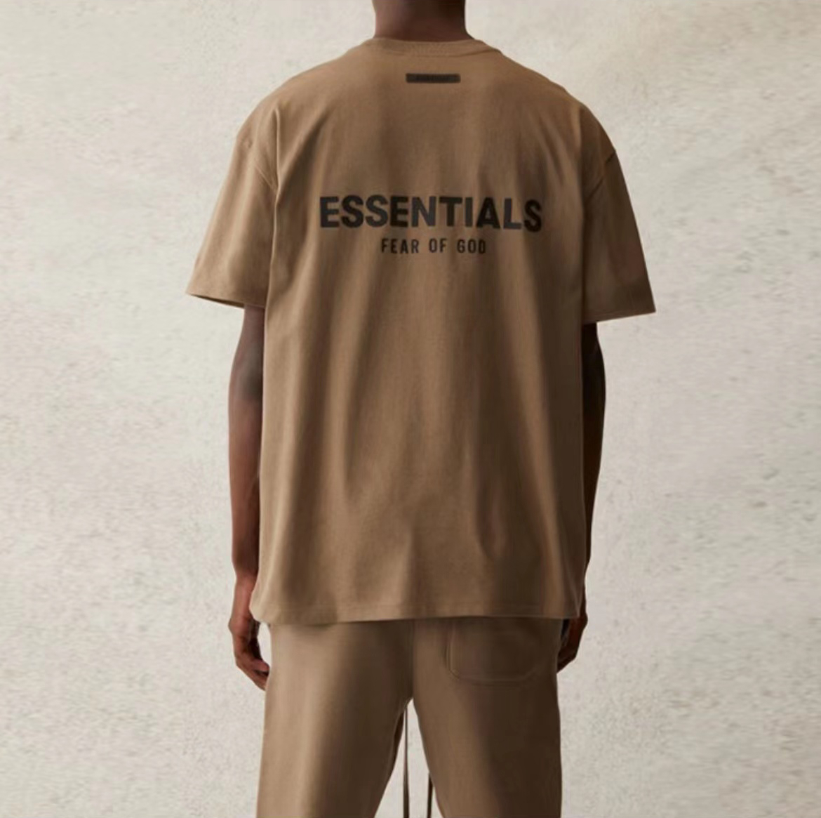 FOG Fear Of God Essentials新款21ss字母标语短袖复线T恤高街潮 - 图1