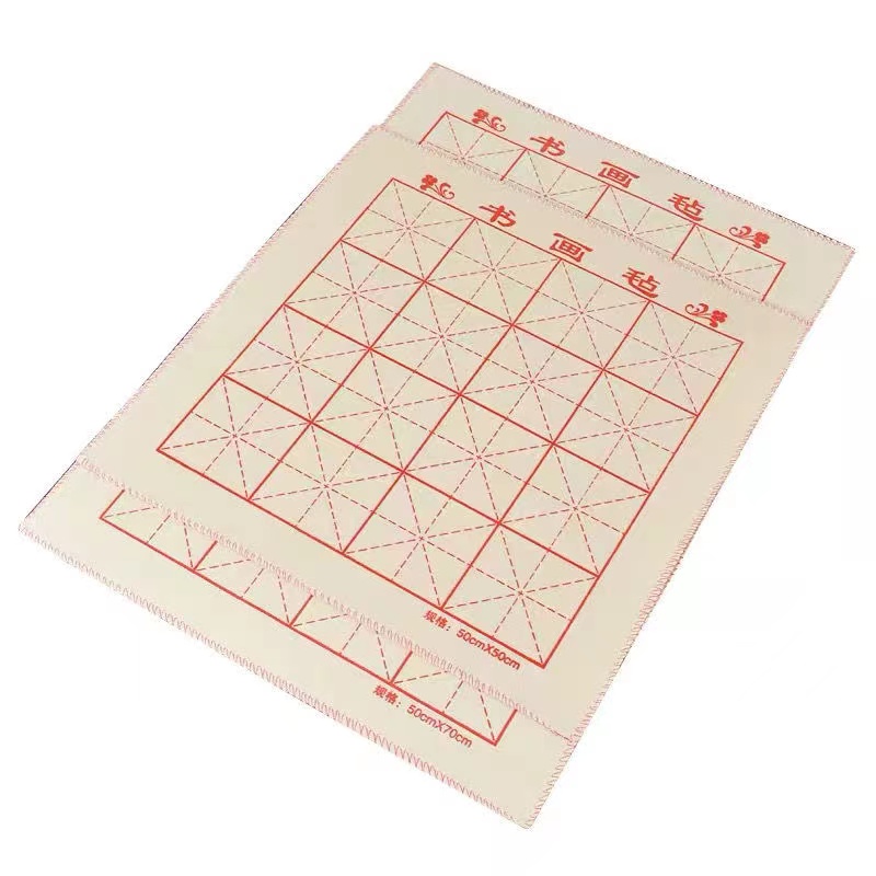 书法毛毡加厚毛毡布书画米字格学生练字毛毡垫毛笔字书法毡垫毡布 - 图3