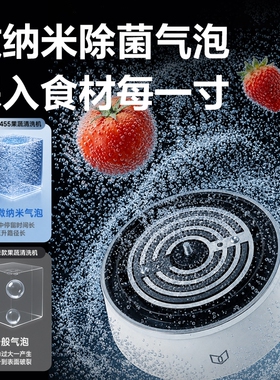 得力果蔬清洗机除菌厨房户外通用